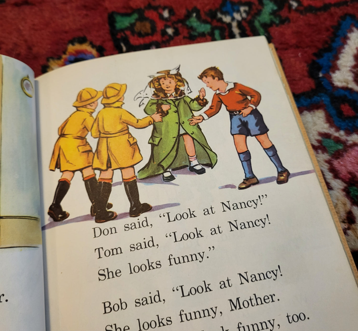 Vintage Children's Book, At Play