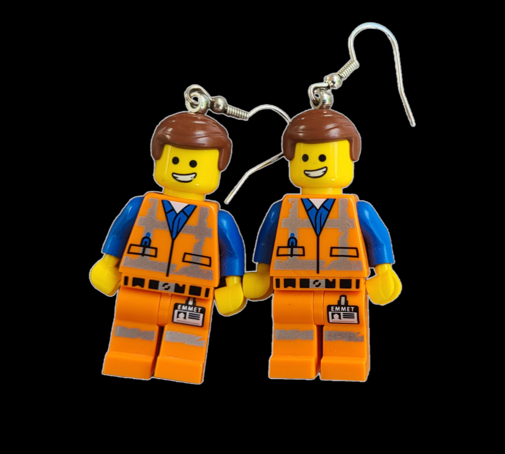 LEGO Emmet Earrings