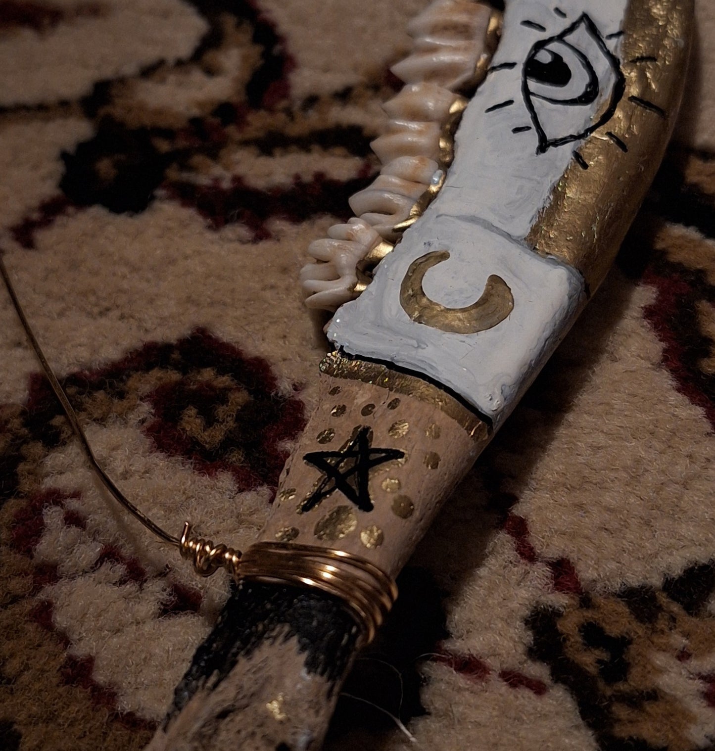 Celestial Eye Hanging Jawbone
