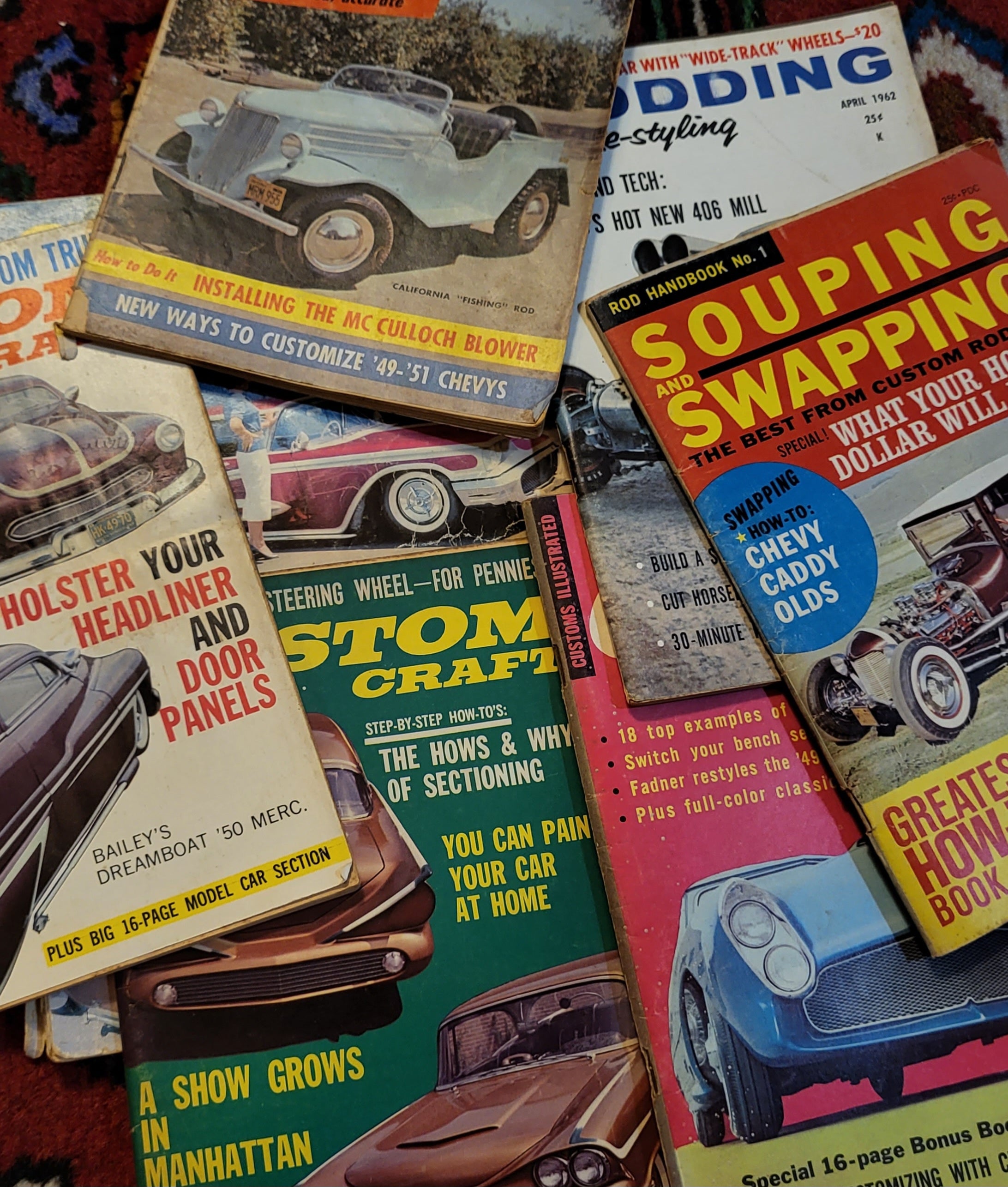 Store Vintage Antique Set Of Magazines W Collectibles