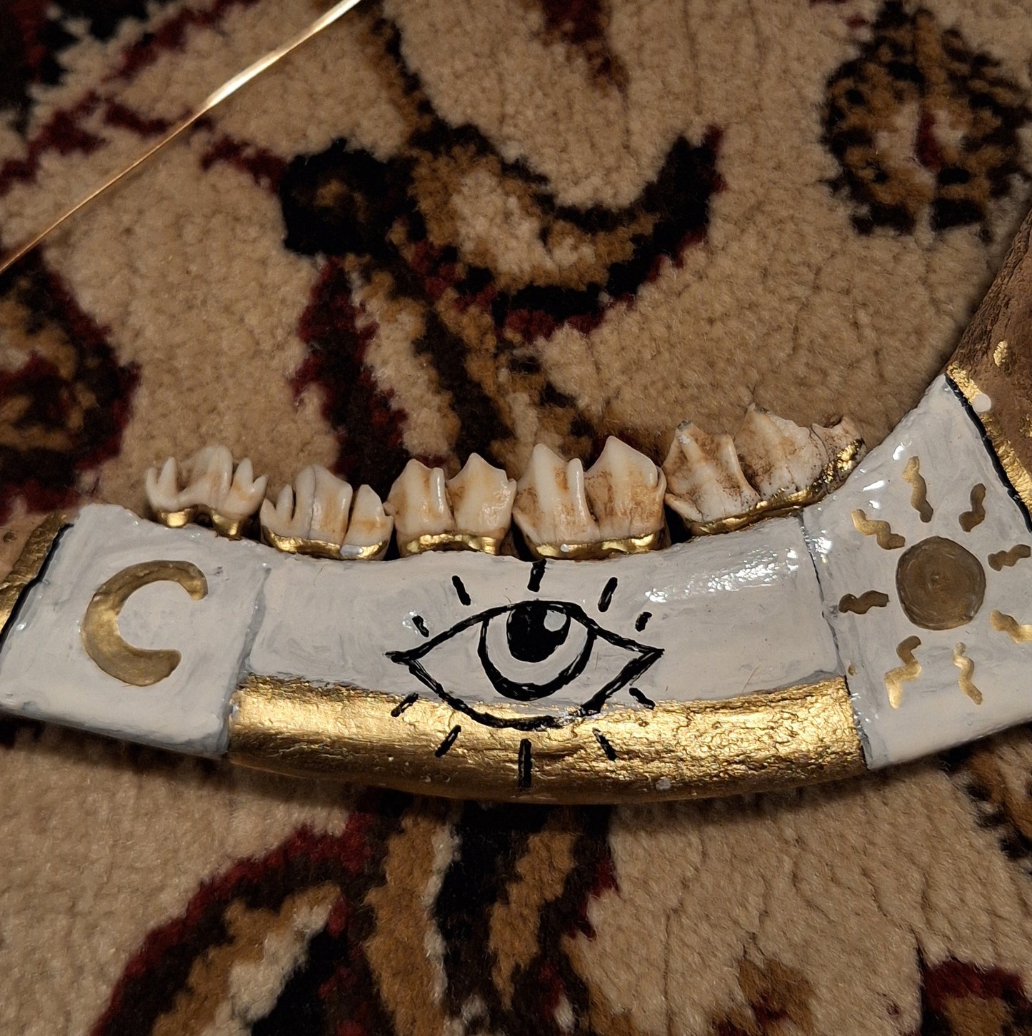 Celestial Eye Hanging Jawbone