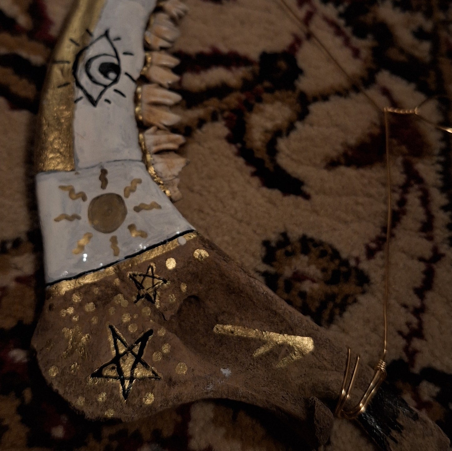 Celestial Eye Hanging Jawbone