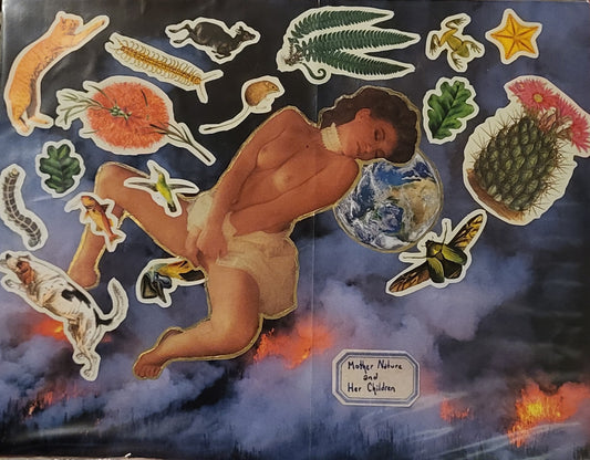 Mother Nature and Her Children Collage